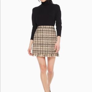 Kate Spade Peanut Tweed Skirt